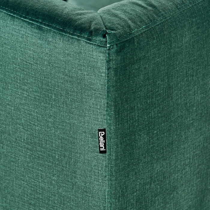 Beliani - BYSKE - Driezitsbank - Groen - Polyester