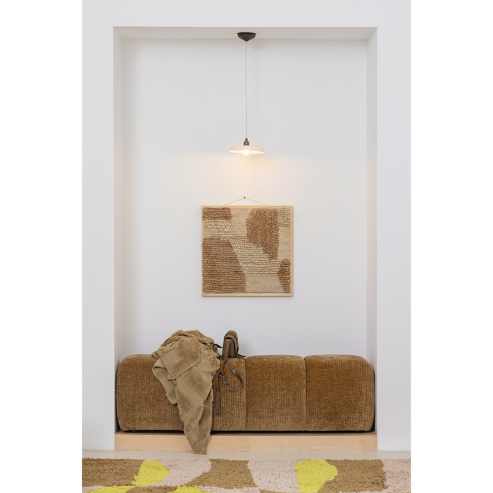 WOOOD Speck Wanddeco - Jute|Katoen - Multiekleur - 1x60x60