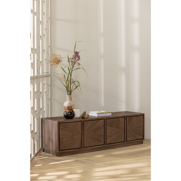 WOOOD Sun Tv-Meubel - Recycled Teak - Bruin - 45x150x44