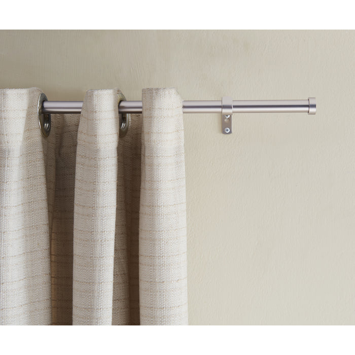 ACAZA Gordijnroede Zilvergrijs