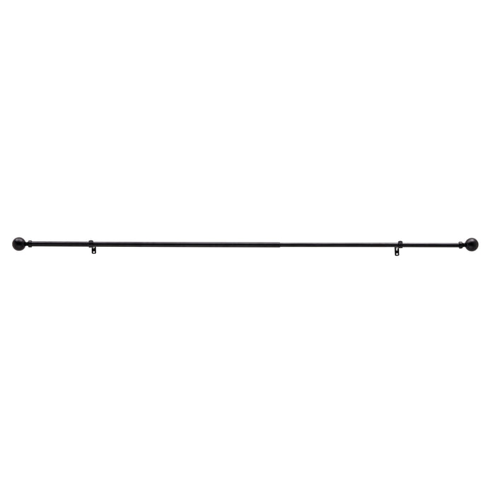 ACAZA Gordijnroede Zwart