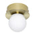 EGLO Mosiano plafondlamp - LED - Ø 11 cm - Goud|Wit