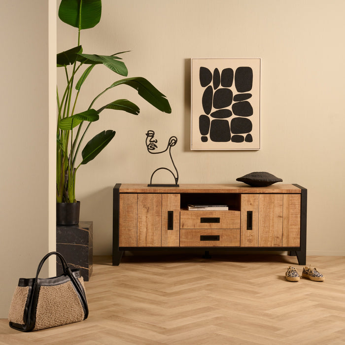 Dressoir Tilburg - Hout - Mango|Hout - Naturel - MDF