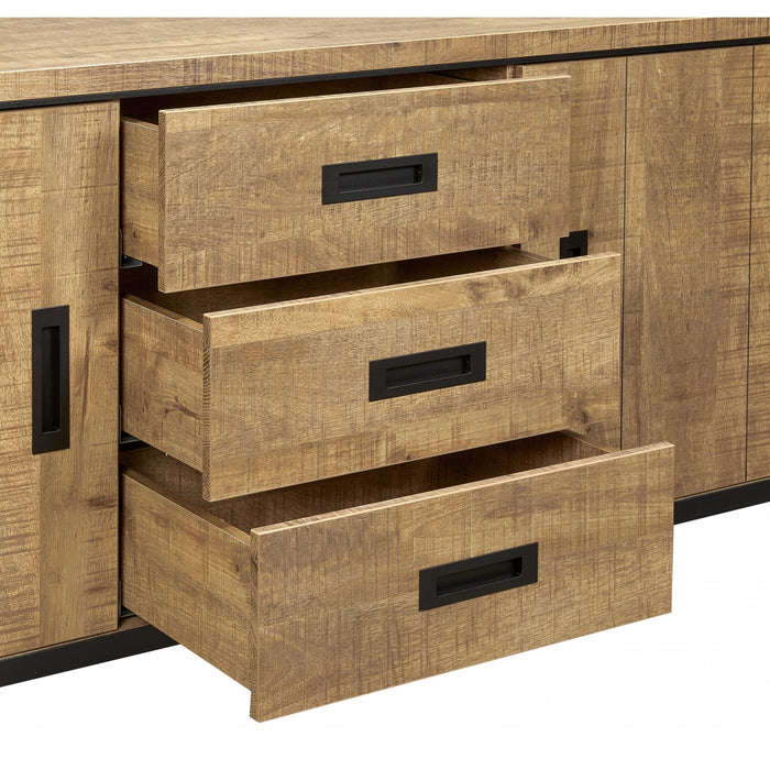 Dressoir Tilburg - Hout - Mango|Hout - Naturel - MDF