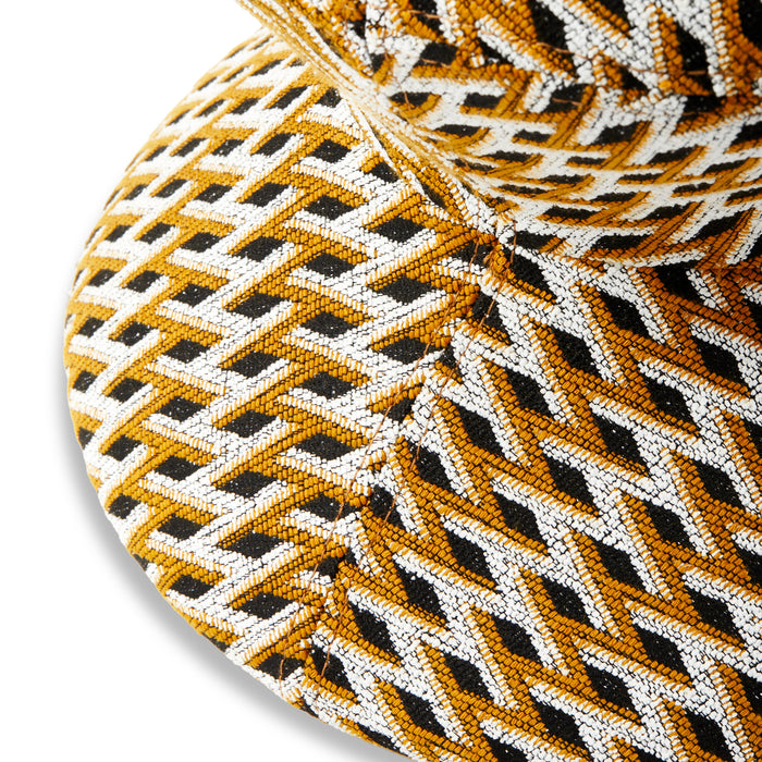 POLSPOTTEN Zig Zag Kruk - Oker