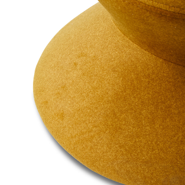 POLSPOTTEN Zig Zag Kruk - Geel