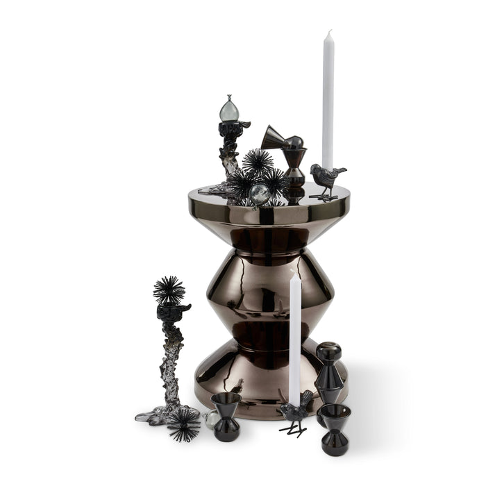 POLSPOTTEN Drip Kandelaar S - Zwart