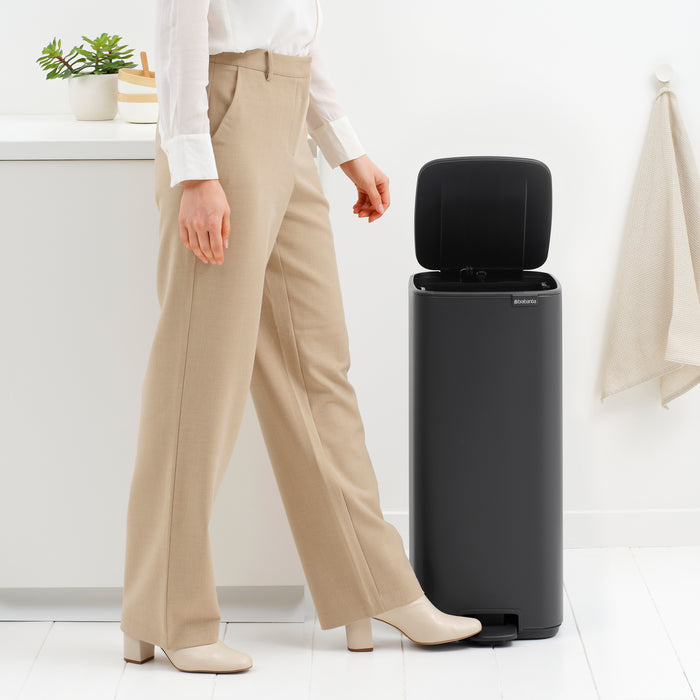 Brabantia Bo Pedaalemmer 30 L - Mineral Infinite Grey