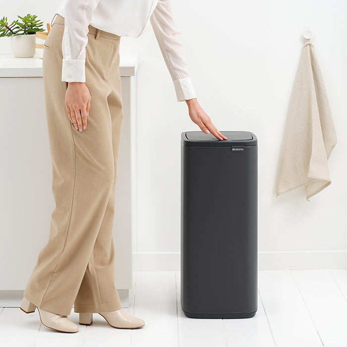 Brabantia Bo Touch Bin Prullenbak 30 L - Mineral Infinite Grey