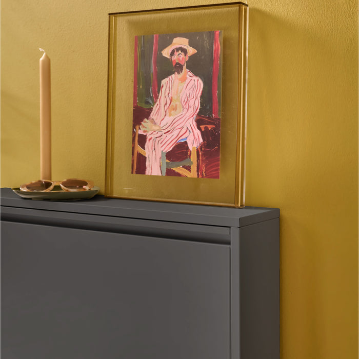 by fonQ Klip Schoenenkast - 2 Vakken - Zwart