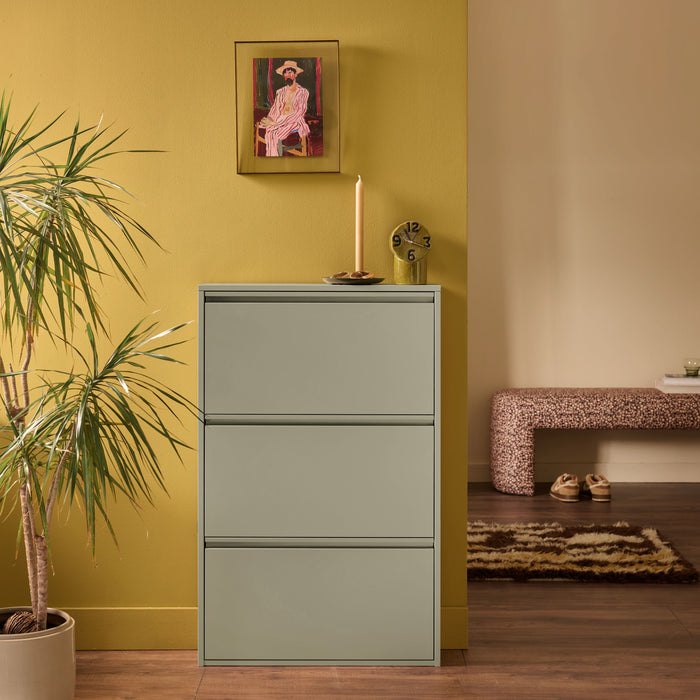 by fonQ Klip Schoenenkast - 3 Vakken - Taupe