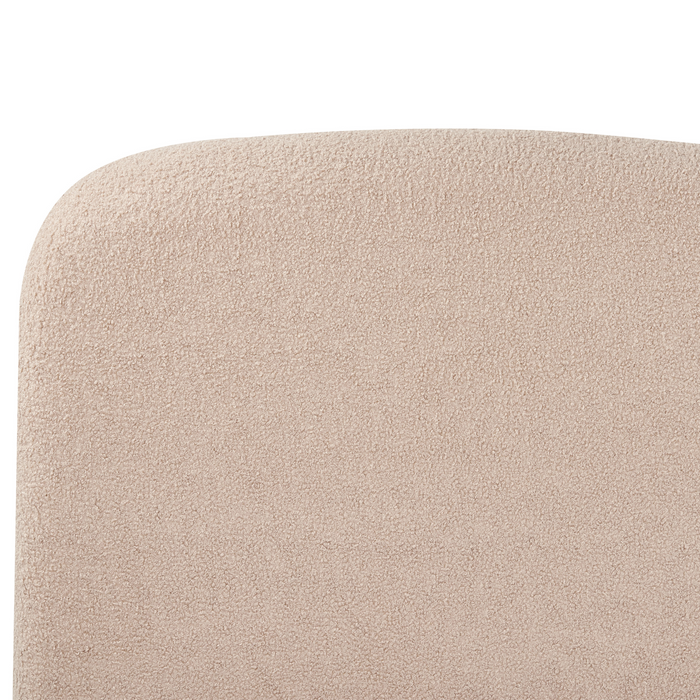 Beliani-BLAGNAC-Bed met opbergruimte-Beige-180 x 200 cm-Bouclé