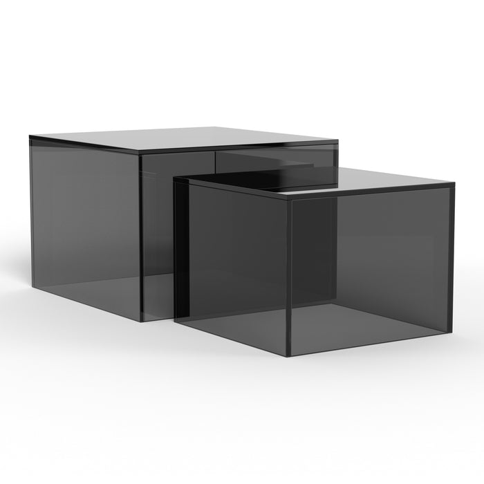 by fonQ Float Bijzettafel - Set van 2 - Smoked