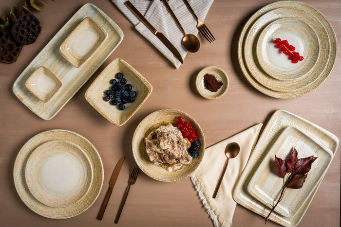 Bonna Dinerbord - Patera - Porselein - 30 cm - set van 6