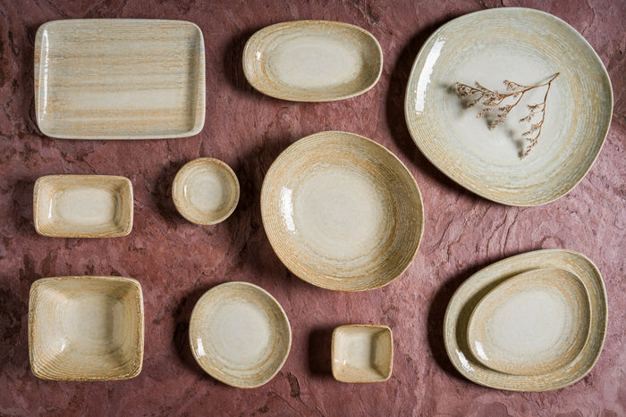 Bonna Serveerschaal - Patera - Porselein - 34 cm - set van 2