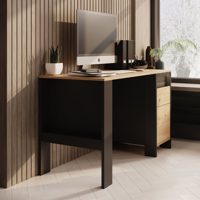 Meubella - Bureau Stratosphere - Eiken - 122 cm