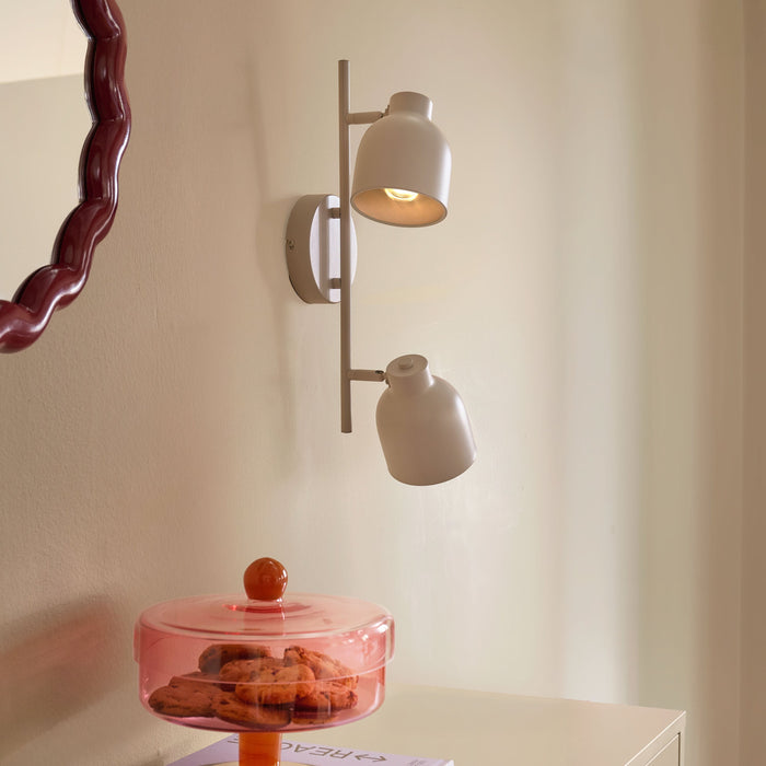 by fonQ Nohr Wandlamp - 2 Lichts - Cashmere