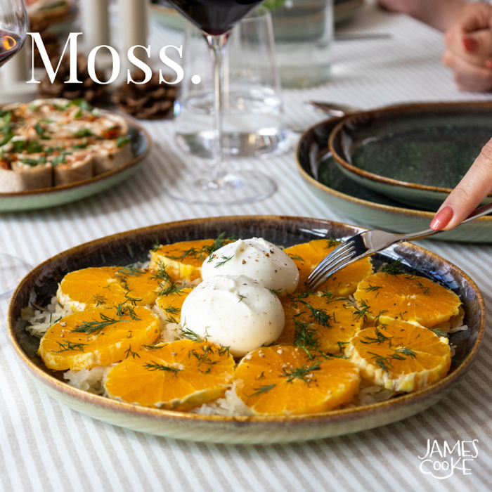 James Cooke - Moss - Serviesset - 6 persoons - 18 delig - Groen