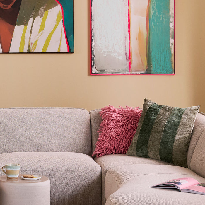 by fonQ Groove Sierkussen Set van 2 - Groen