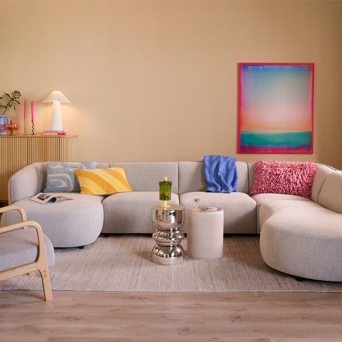 by fonQ Electric Hue Schilderij 100 x 120 cm - Neon Roze