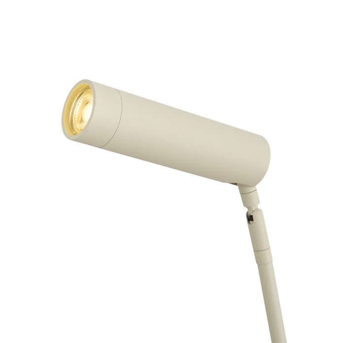QAZQA Moderne vloerlamp beige 3-lichts GU10 35mm - Thomas