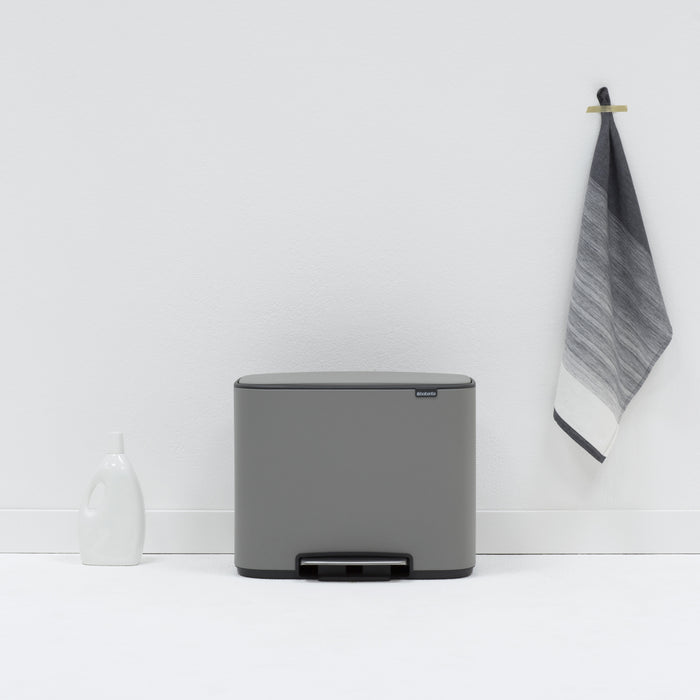 Brabantia Bo Pedaalemmer 34 Liter (11+23 Liter)