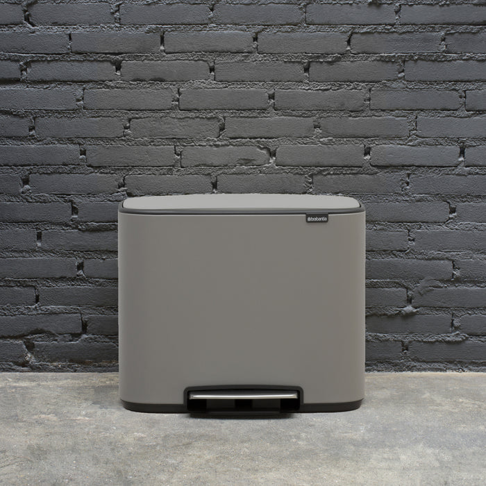 Brabantia Bo Pedaalemmer 34 Liter (11+23 Liter)