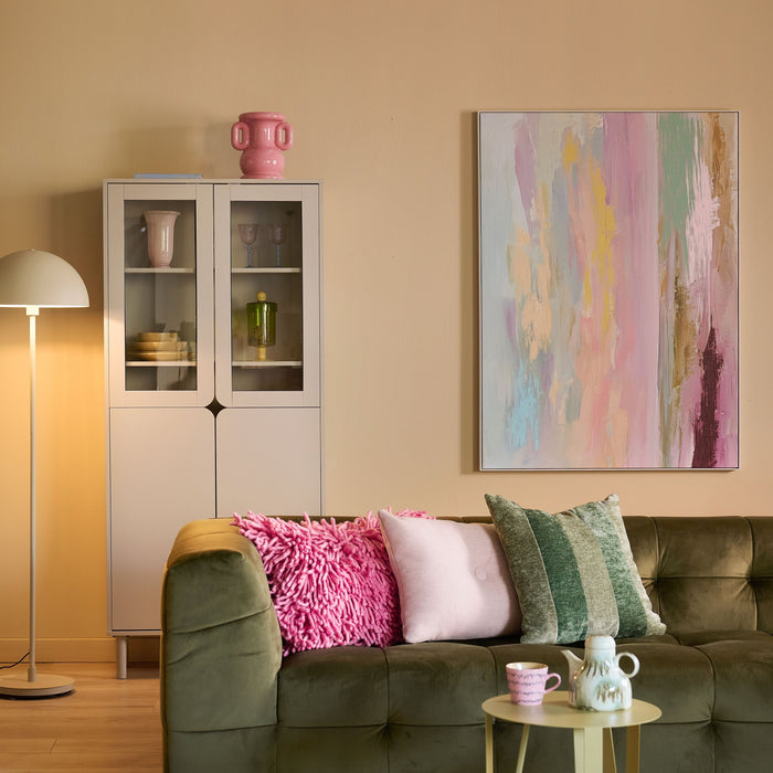 by fonQ Blush of the Earth Schilderij 100 x 140 cm - Wit