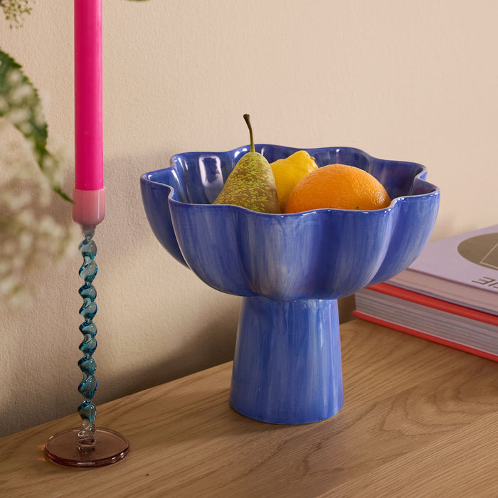 &k amsterdam Sun Schaal Ø 24,5 cm - Blauw