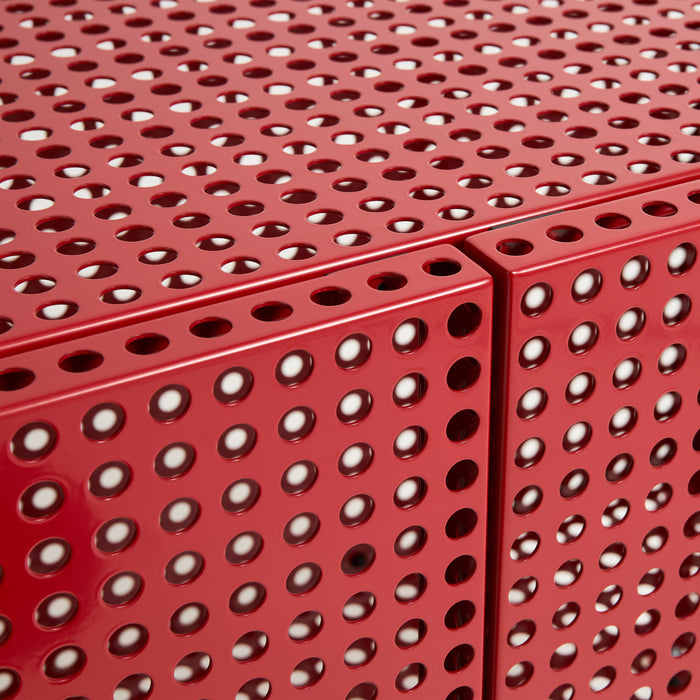 HAY Perforated Dressoir S - Wine Red