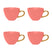 Urban Nature Culture Good Morning Cappuccino / Theekop - Burnt Coral - 4 st.