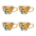 Urban Nature Culture Good Morning Cappuccino / Theekop - Floral Art Caramel - 4 st.