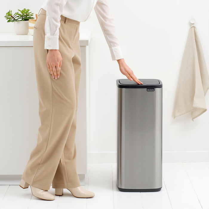 Brabantia Bo Touch Bin Prullenbak 30 L - Matt Steel