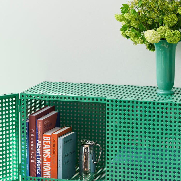 HAY Perforated Wandkast - Soft Jade