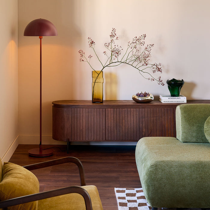 HKliving Gleam Glass Schaaltje - Chrome