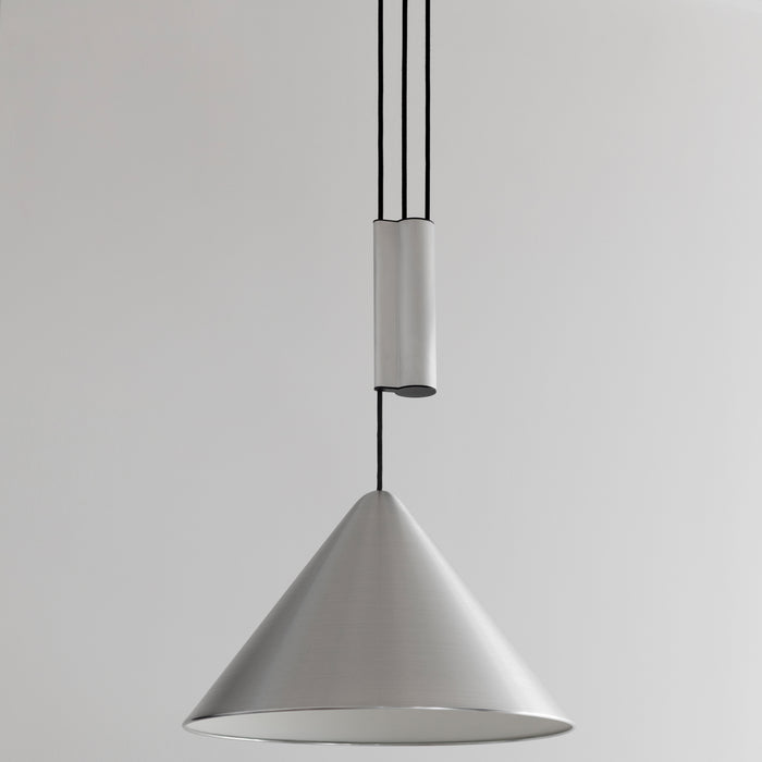 HAY Compass Hanglamp - Brushed Aluminium