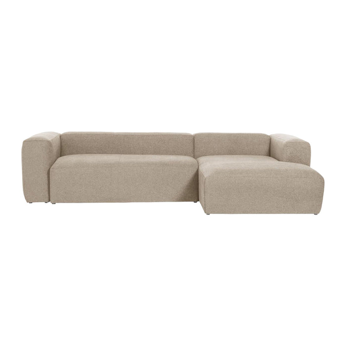 Kave Home Blok Chaise Longue Rechts - Ivoor