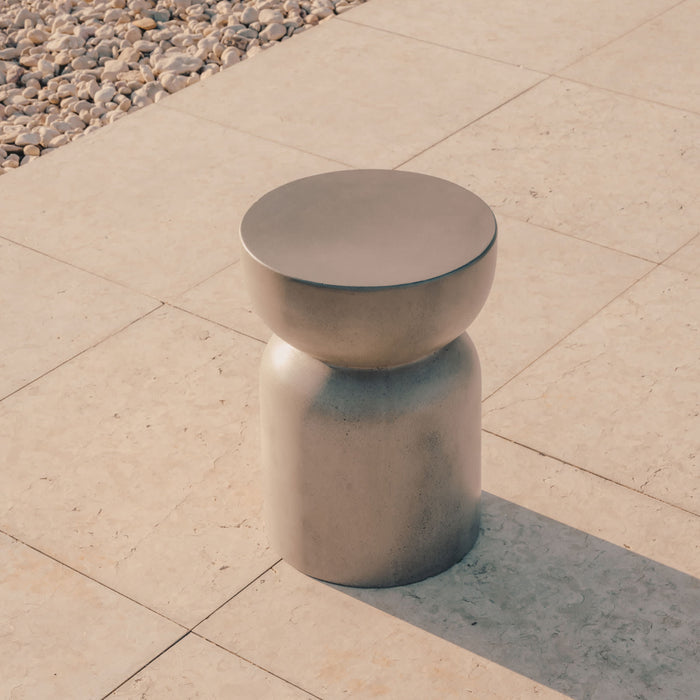 Kave Home Garbet Bijzettafel Ø 32 cm - Grijs