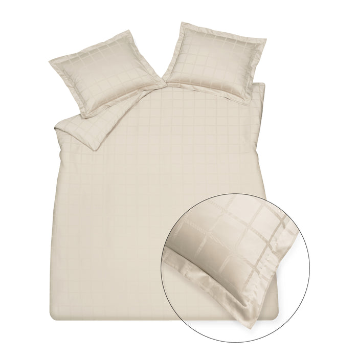 Vandyck Home 78 Dekbedovertrek 200 x 200/220 - Cream Tan