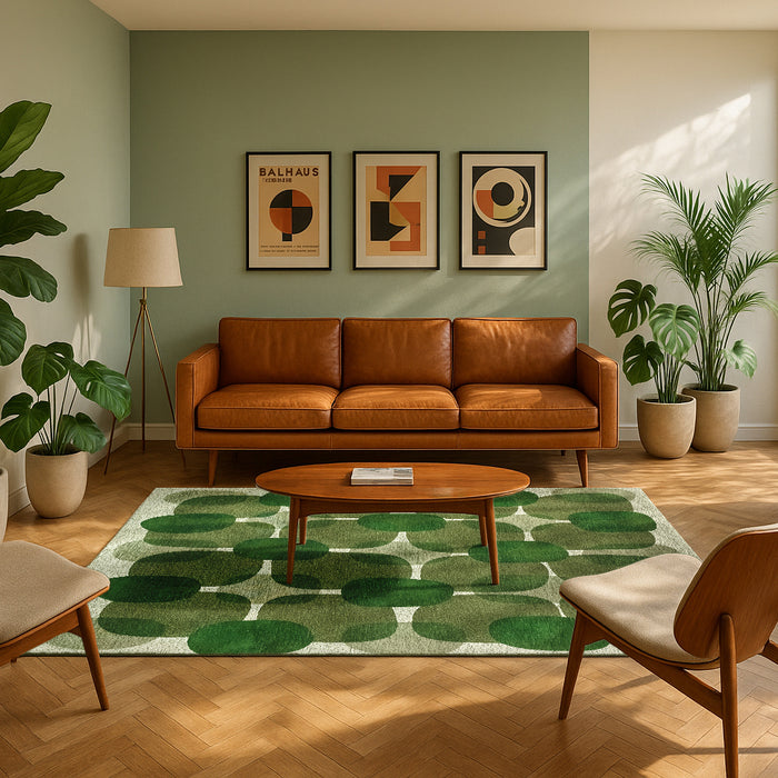 Lola & Moi Café Vloerkleed - Hedgerow Green - 240 x 340 cm