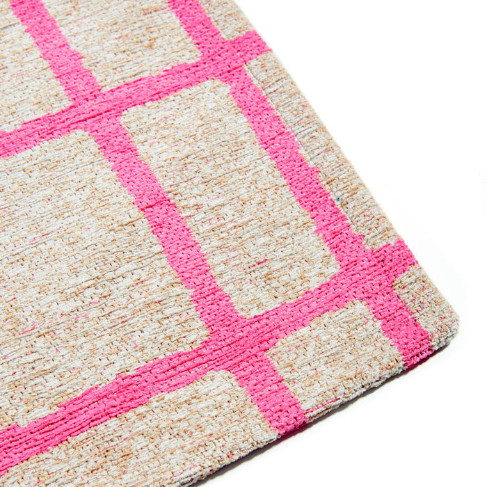 Lola & Moi Caro Vloerkleed - Hot Pink - 140 x 200 cm