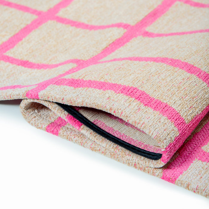 Lola & Moi Caro Vloerkleed - Hot Pink - 80 x 150 cm