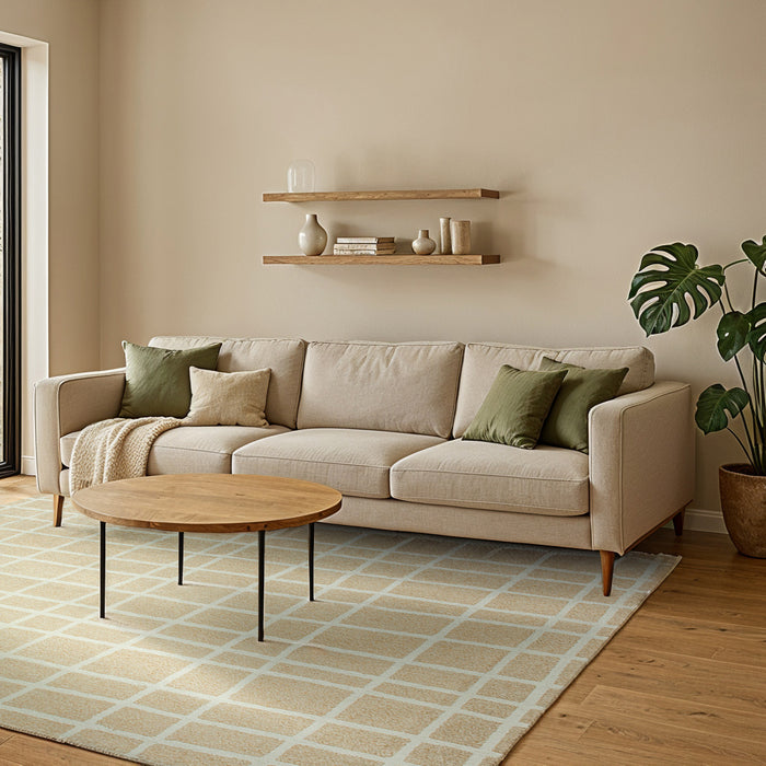 Lola & Moi Caro Vloerkleed - Powder Snow - 240 x 340 cm