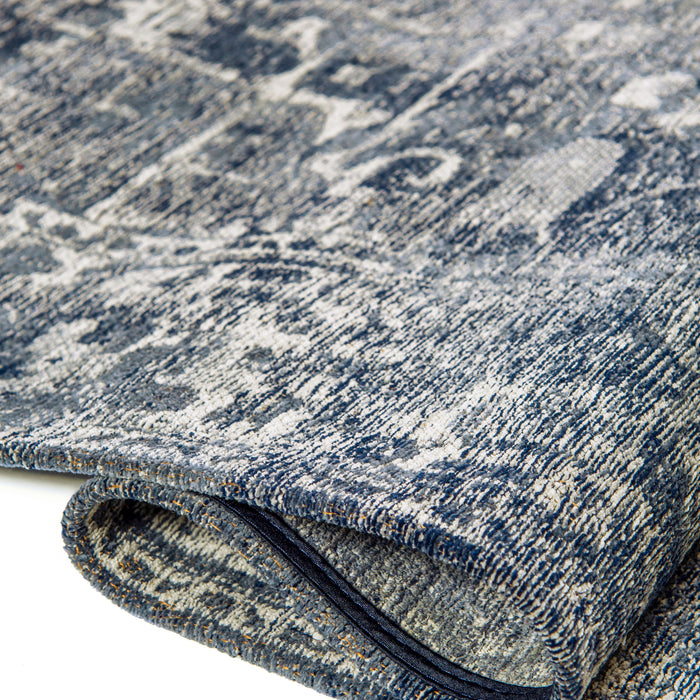 Lola & Moi Heris Vloerkleed - Deep Blue - 140 x 200 cm