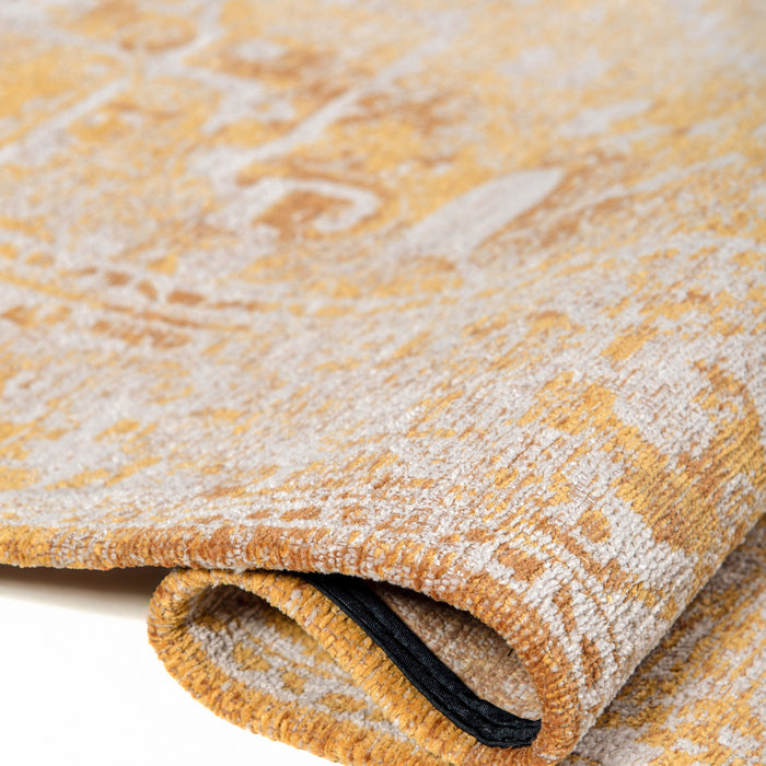 Lola & Moi Heris Vloerkleed - Golden Wall - 200 x 280 cm