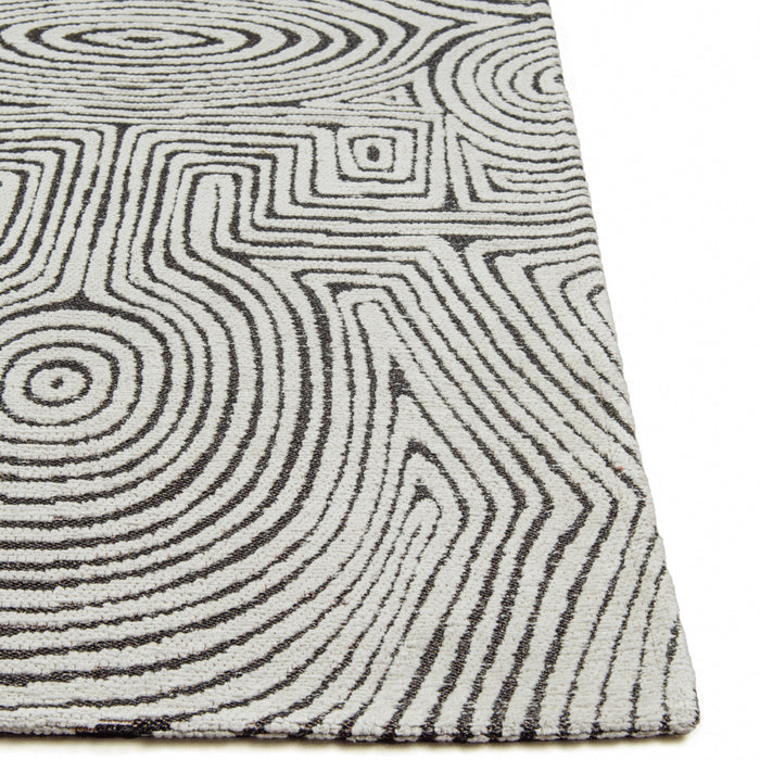 Lola & Moi Tabasco Vloerkleed - Ebony Ivory - 140 x 200 cm