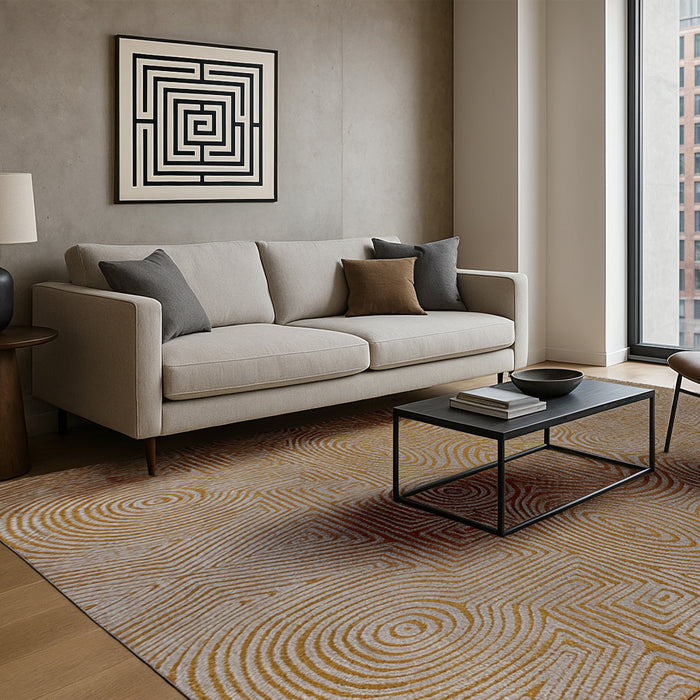 Lola & Moi Tabasco Vloerkleed - Golden Beach - 140 x 200 cm