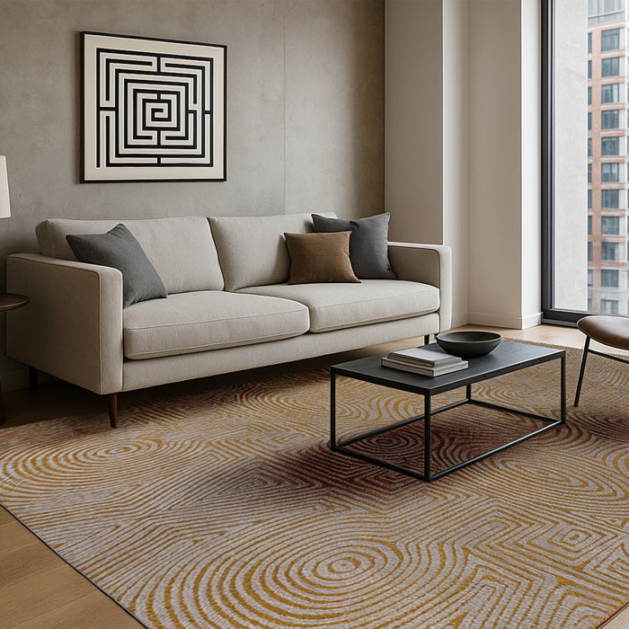 Lola & Moi Tabasco Vloerkleed - Golden Beach - 170 x 240 cm