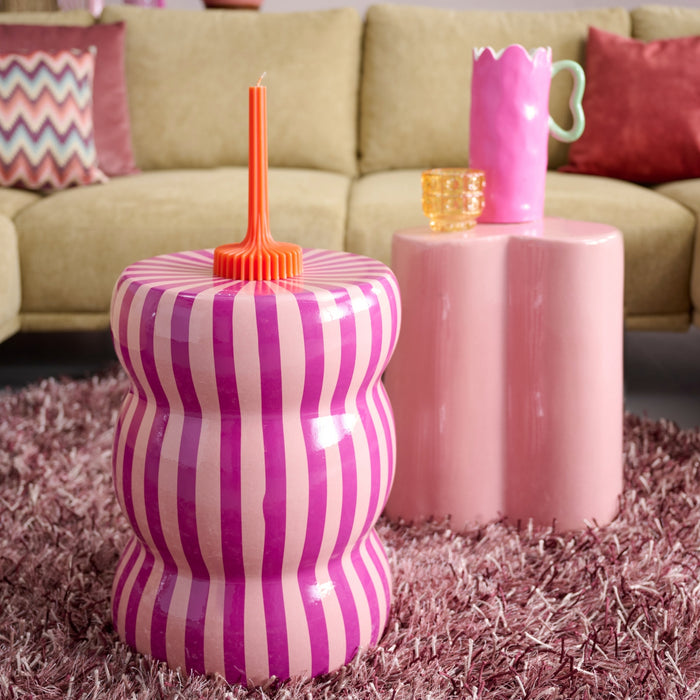 Mica Decorations Kaars Cordo - Oranje - Wax|paraffine