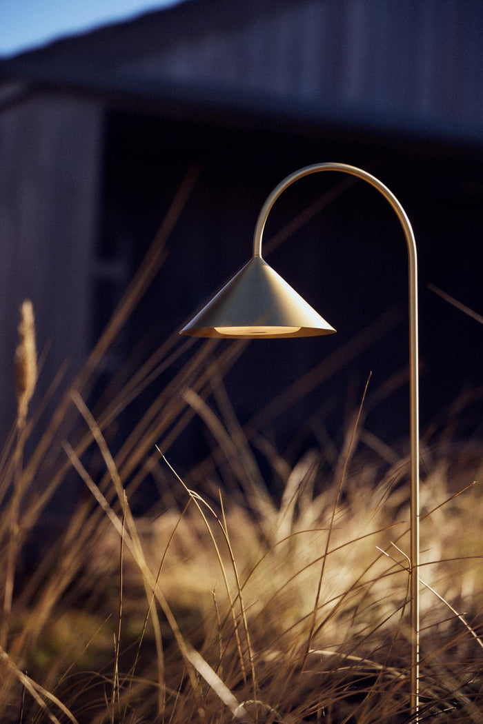 Grasp sokkellamp H60 LED oplaadbaar Brushed Stainless Steel